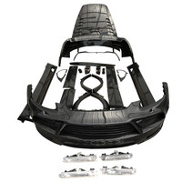 Kit carrosserie en fibre de carbone de style Man3roy pour Porsche Cayenne 958 958.1 2011-2014 - Amélioration de la conception sportive, look agressif