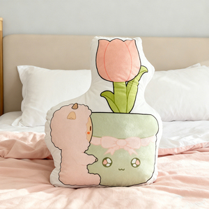 Cojín de felpa de flores, cojín de silla de felpa suave, cojín para sentarse, almohada para el hogar y la Oficina, gran <span class=keywords><strong>idea</strong></span> de regalo para el Día de San Valentín - Product Image 2