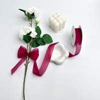 Ruban en Tulle Transparent Rose Papillon Floral de Luxe Léger, Style Instagram, pour Mariage, Art Floral DIY, 18m