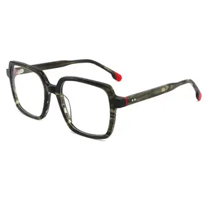 メガネフレーム正方形透明メガネ中国卸売眼光学レンズ人気