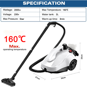 Machine de nettoyage électrique à <span class=keywords><strong>vapeur</strong></span> haute pression 2000W <span class=keywords><strong>pour</strong></span> tapis rideaux <span class=keywords><strong>tissu</strong></span> canapé ménage voiture cuisine aspirateur à <span class=keywords><strong>vapeur</strong></span> - Product Image 6