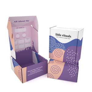 Boîtes d'expédition en carton ondulé imprimées sur mesure, écologiques, recyclables, boîte à courrier en carton de luxe avec logo - Product Image 2