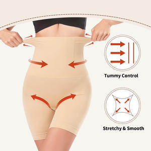 XS-5XL BodyShaper Weight Loss Slimming Plus Size Nylon Spandex Shapewear High Rise Tummy Control Pants Women Shape <strong>Wear</strong> - Product Image 2