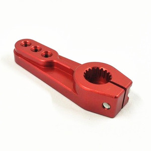 High Quality Red 18T Half Size Metal <strong>Servo</strong> <strong>Arm</strong> for DS5160 60kg Baja <strong>Servo</strong> Parts - Product Image 3