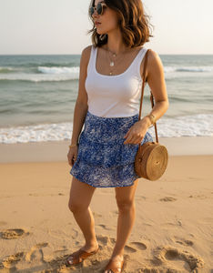 ชุดเดรสฤดูร้อนสำหรับผู้หญิง ผ้าสบายๆ ใส่สบาย เหมาะสำหรับวันหยุดพักผ่อนที่ชายหาด ใส่สบายๆ ในชีวิตประจำวัน และการเดินทาง - Product Image 4