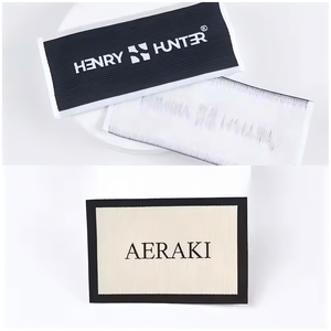 Etiquetas Tejidas Personalizadas al por Mayor para Ropa, Etiquetas Plegables al Centro, Etiquetas de Tela Lavables, Etiquetas para Prendas - Product Image 1