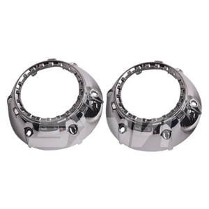 3 Inch GTI Shrouds Led Angel Eyes Dual Colors for hid Xenon Lens and Bi Led Projector Lens - Product Image 1