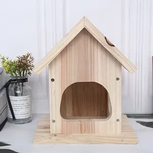 BSCI Factory Wooden Bird House Custom Eco Friendly Nest Box Bird Cage Cage Oiseau Birdhouse Bird Feeder