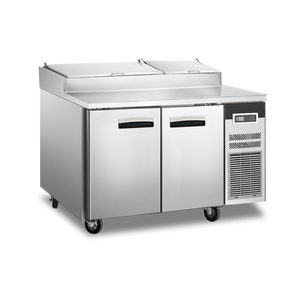 Plan de travail de cuisine en acier inoxydable de 1,8 mètre à refroidissement direct, table à <span class=keywords><strong>pizza</strong></span>, réfrigérateur sous <span class=keywords><strong>comptoir</strong></span> de haute qualité - Product Image 5