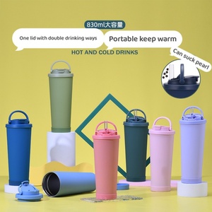 <b>Double</b> <b>Wall</b> Stainless Steel 830ml Eco-Friendly Customized Logo Gift <b>Box</b> Water Bottle Party Gift Vacuum Flask Cold Car Cup 6-12 - Product Image 2