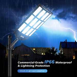 多合一7000K 8000W超亮大全合一路灯太阳能灯IP66集成太阳能路灯户外防水 - Product Image 2