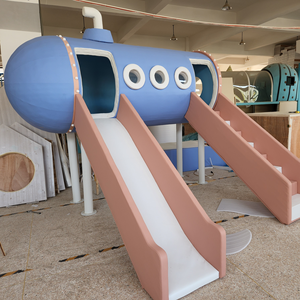 Equipo DE JUEGOS DE tobogán de plástico suave para interiores para niños, escuela y parque de atracciones, juego de escalada - Product Image 4