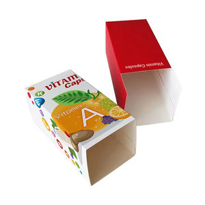 Caja de Envío Plegable Reutilizable Personalizada, Ecológica y Duradera, con Purpurina, Corte Láser de Cuatro Colores, Cartón de Papel Reciclado <span class=keywords><strong>para</strong></span> Alimentos <span class=keywords><strong>para</strong></span> Bebés - Product Image 1