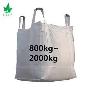 EGP Factory PP Big Jumbo Bulk Bag Container Silage FIBC Bag 500kg 1000kg 1100kg 1200kg 1500kg Industry Sand Ton Bag