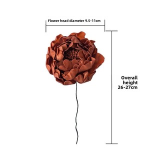 Flores Artificiales de Peonía en Flor, Peonía de Espuma con Tallo para Ramos de Boda, Arreglos Florales y Decoración del Hogar - Product Image 4