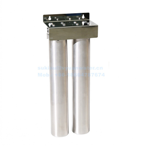 Sous l'évier deux trois étapes 20 pouces de qualité alimentaire boîtier de filtre à eau en acier inoxydable 100L/heure productivité pour la purification de l'eau - Product Image 2