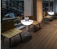 Boîte de nuit bar lounge meubles discothèque éclairée étanche led bar table led meubles haut de gamme tables de cocktail pour bar