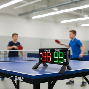 Papan Skor Digital LED Portabel YIZHI Multisport Layar Sentuh untuk Kompetisi Permainan Cornhole, Sepak Bola Meja, Tenis - Product Image 2