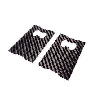 Factory Price Custom Design Carbon Fiber Bottle Opener with <b>Silk</b> Screen Printing Logo - Product Image 1