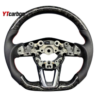 YTcarbon untuk Mazda2 16-21 Suku Cadang Mobil Aksesoris Interior Mobil Gaya Balap Sport Setir Serat Karbon Asli Kustom