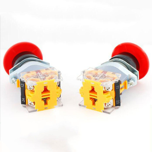Botón pulsador de parada de emergencia tipo hongo La39-11zs de 22 mm con bloqueo, 1NA 1NC - Product Image 6