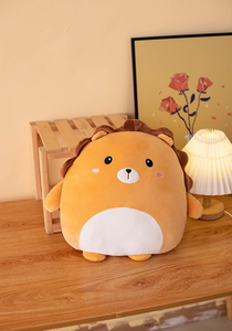 Lindo León Marrón de Peluche, Almohada de Peluche Suave para Abrazar, Cojín de Anime para Niños, Regalo de Cumpleaños, Juguetes de Peluche de León Personalizados - Product Image 2