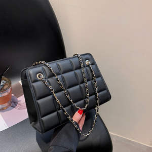 Sacs à bandoulière tendance en cuir PU pour femmes 2024, sacs à <span class=keywords><strong>main</strong></span> bon marché et élégants avec fermeture éclair pour étudiants et cours - Product Image 3