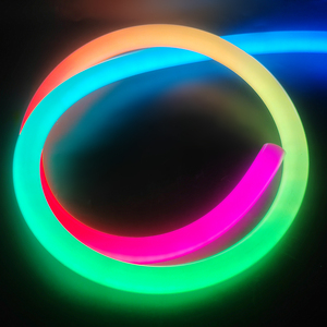 ไฟนีออน LED แบบเส้นโค้งงอได้ คุณภาพสูง 360 องศา RGB สีดำ ซิลิโคน  ความยาว 5 ม. 10 ม. กันน้ำ IP67 - Product Image 3