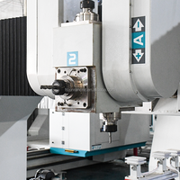 Centre d'usinage CNC à portique haute précision à 4 broches avec système OSAI pour pièces de meubles en bois massif