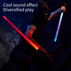 ZLangsports Lightsaber EGW08, pedang Led 1/2 baru, tabung PC 15 warna, pedang cahaya logam Hilt, 3.0 buah - Product Image 6