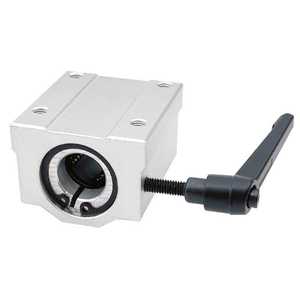 Door & Window Roller Linear Bearing Slider with Optical Axis <b>Locking</b> SCS16 20 25 30UU Limit <b>Box</b> Type Handle - Product Image 2