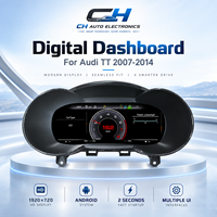 Untuk Audi TT 2008-2014 Layar Digital Dashboard Speedometer Instrument Cluster Pengganti Plug and Play