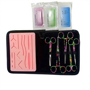 Kit de pratique de suture médicale en gros, kit de formation pour étudiants, ensemble d'instruments de suture chirurgicale, pour étudiants en médecine et en sciences - Product Image 1