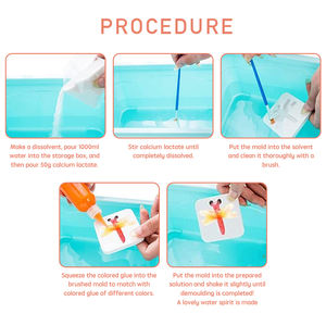 Hecho a mano 8 colores Magic Water Elf Kit Molding DIY Summer Science Kids Funny Ocean Toys Juguete educativo - Product Image 3