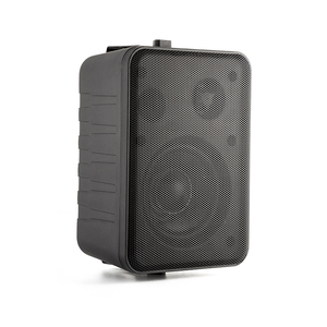 Haut-parleur mural 204A 4 pouces 20W noir de haute qualité avec crossover audio bidirectionnel et impédance 8 pour système de sonorisation - Product Image 1