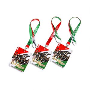 Porte-badge à trois emplacements pour cartes d'identité, chargement par le haut, avec clip métallique, noir, pour lanière de 3/4 pouce - Product Image 6