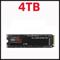 Unidad de Estado Sólido Interna 980Pro M.2 2280 NVMe PCIe Gen4.0 X4 TLC 3D NAND de Alta Velocidad para Juegos, para PS5, PC, Laptop, 1TB, 2TB, 4TB
