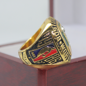 Venta al por mayor personalización <span class=keywords><strong>1986</strong></span> Boston Celtics Championship Fan's Edition aleación conmemorativa 925 anillo de cadera Chapado en plata - Product Image 2