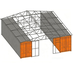 Affordable Steel Container <strong>Shelters</strong> <strong>Prefabricated</strong> Commercial Storage Tent Steel <strong>Metal</strong> Shipping Container Building <strong>Shelter</strong> - Product Image 5