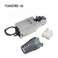 Réseau Ethernet Cat6A Ftp Bouclier sans outil Stp Ftp 8P8C Rj 45 Connecteur Cat 6A Rj45 Prise modulaire