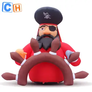 CH model balon tema kapten laut untuk dijual, dekorasi model tiup komersial