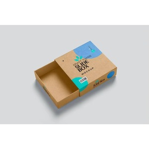 Custom Logo Eco Friendly Kraft Sliding Drawer Packaging Box Rigid Cardboard Mailer Gift Box for Shipping - Product Image 2
