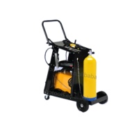 Chariot d'atelier industriel à quatre roues en acier avec tiroirs, personnalisable OEM