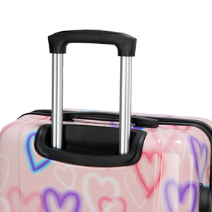 Maleta con ruedas ligera de moda de alta calidad con diseño de <span class=keywords><strong>iniciales</strong></span> personalizado 20 "24" 28 "Viaje ABS PC equipaje de viaje - Product Image 4
