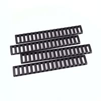 Bandes de main en caoutchouc de haute qualité 4-Pack Plaques de forend enveloppées trapézoïdales Noir Accessoires de plein air Accessoires de chasse