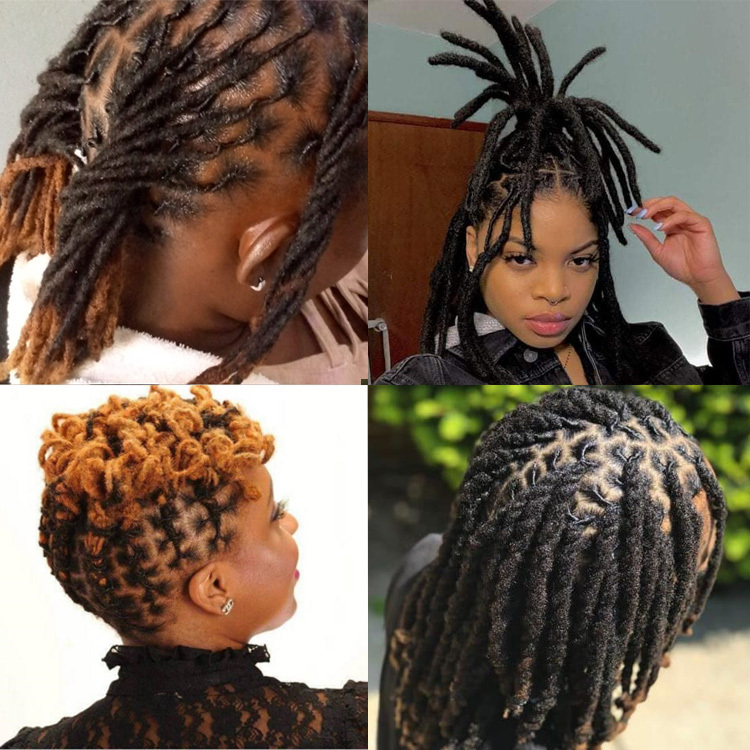 KAMA Indian Hair Remy High Quality Curly Ends Dreadlock Extensions Handmade Customizable Wholesale Detail Section 9
