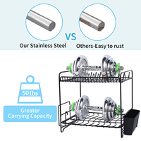 Supports de cuisine multifonctions pour la maison, supports de rangement et étagères en acier inoxydable