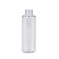 Bouteille de shampooing de revitalisant pour cheveux 100ml 120ml 200ml 500ml Bouteille de pompe de lotion pour le corps en PET en plastique transparent noir ambré avec bouchon à disque