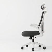 Chaise de bureau ergonomique à double maille robuste EN1335 avec accoudoirs 4D
