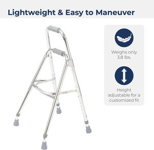 ENSU-Marcheur à un bras en aluminium pliable, confortable, réglable en hauteur, pour adultes handicapés - Product Image 2